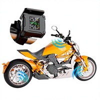 Système de surveillance de la pression des pneus (TPMS) pour moto, capteur solaire sans fil externe, haute précision, alarme en temps réel pour moto sportive