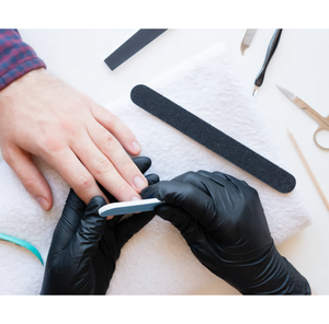 Guantes <span class=keywords><strong>de</strong></span> Nitrilo Negros Resistentes Sin Polvo para Artistas del Tatuaje, Mecánicos Automotrices y Salones <span class=keywords><strong>de</strong></span> Uñas - Product Image 5