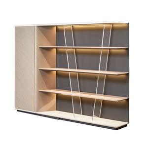 Étagère à livres en bois moderne, classeur administratif, <span class=keywords><strong>rangement</strong></span> de <span class=keywords><strong>documents</strong></span>, armoires de classement de bureau, mobilier de bureau - Product Image 1