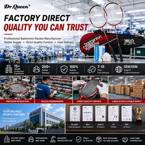 DECOQ Ensemble <span class=keywords><strong>de</strong></span> raquettes <span class=keywords><strong>de</strong></span> <span class=keywords><strong>badminton</strong></span> professionnelles en alliage d'aluminium pour 2 joueurs, raquettes d'entraînement légères avec sac <span class=keywords><strong>de</strong></span> transport, vente en gros - Product Image 5