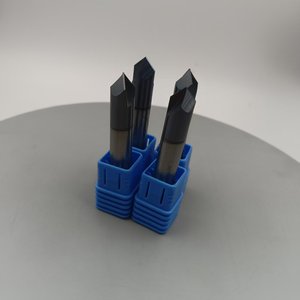 HRC-45 60 độ <span class=keywords><strong>chamfer</strong></span> phay cutter 2-Flute chamfering công cụ cho thép với lớp phủ altin và hỗ trợ OEM - Product Image 4