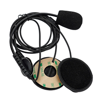 Penjualan Terbaik Headset helm sepeda motor lubang suara besar PTT untuk helm pengguna seluruh wajah untuk Retevis Kenwood TYT Baofeng Radio