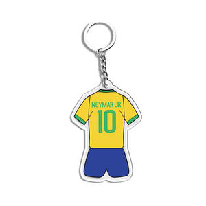 Pour les fans de Cristiano Ronaldo et de Neymar, souvenir de football, <span class=keywords><strong>maillot</strong></span> numéroté personnalisable, petit cadeau sportif, porte-clés, pendentif en acrylique - Product Image 6