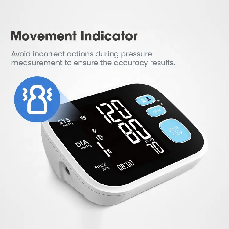 Wholesale home Smart Bluetooth   App analysis upper arm blood pressure monitor digital portable LCD BP Machine
