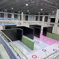 Carte de la structure de compétition imprimée UV personnalisée en tissu, pour la conception de piste de course pour robot IA, véhicule intelligent et drone de suivi de trajectoire