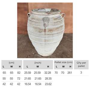 Maceta de cerámica de terracota a prueba de heladas grande de estilo europeo, maceta de urna esmaltada para jarrón de jardín, decoración del hogar, uso al aire libre - Product Image 2