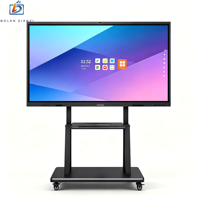 Tableau blanc interactif LED 4K de 65/75/86/98 pouces, écran tactile intelligent pour salles de réunion, conférences, écoles et projets