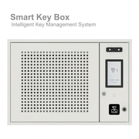 Gabinete de Llaves Inteligente con 45 Ranuras, Caja Fuerte con Control de Llaves RFID, Sistema Electrónico de Gestión de Llaves, Montaje en Pared, NFC, Huella Dactilar, Reconocimiento Facial