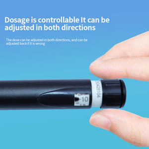 Pena Injeksi Qisu V1 Logam Hitam Pena Injektor Insulin yang Dapat Digunakan Kembali 0-60 IU dengan Kotak Pena untuk Kartrid 3ml - Product Image 5