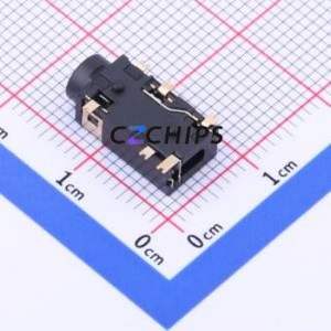 PJ-332-6A Audio <b>Connector</b> (<b>Headphone</b>) SMD <b>Connector</b> ( Rated Current: 500mA )( Rated Voltage: 30V )( Operating Temperature: ) - Product Image 2