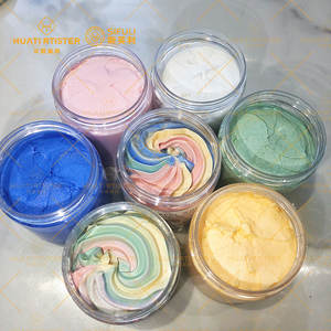 Bocaux Conteneur Fouetté La Boutique Emballage Marque Privée En Gros Organique Végétalien Conteneurs Beurres Arc-En-Ciel Crème Corps Beurre - Product Image 6