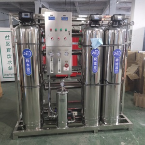 Tái chế nước hoàn chỉnh trạm xử lý nước nhà máy chăn nuôi 500/1000 LPH RO tinh khiết revrse thẩm thấu hệ thống lọc nước - Product Image 3