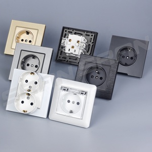 <span class=keywords><strong>Prise</strong></span> et Interrupteur Mural Électrique <span class=keywords><strong>Encastrable</strong></span> Nouveau Design EU Français 230V 16A - Product Image 2