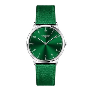 Montre Homme Minimaliste à Quartz 42mm Ultra Fine avec Cadran à Aiguilles et Bracelet en Cuir Doré – Nouvelle Collection Tendance - Product Image 1