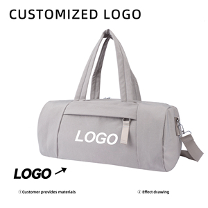 תיק תיק מטען רב כיס עמיד למים עמיד ידית נסיעה שקית ספורט ספורט ספורט אפור - Product Image 4