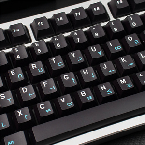 <span class=keywords><strong>Dolch</strong></span> Keycaps PBT Sublimación Perfil de cereza personalizado 129 teclas adecuadas para teclados mecánicos Wooting - Product Image 1