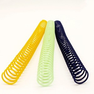 Cincin Spiral Plastik 1/2 Inci, Cincin Pengikat Plastik Spiral Hijau - Product Image 3