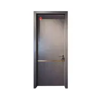 China top selling solid wood half round handle entrance door custom double entry meranti doors