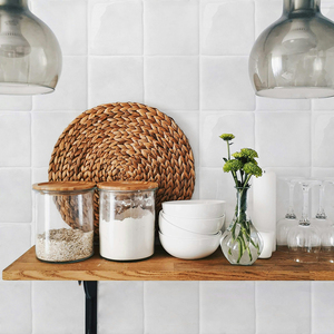 <span class=keywords><strong>Smart</strong></span> Tile 9 "X 9" Zellige-Dosseret de carrelage adhésif 3D pour cuisine, salle de bain, carrelage mural - Product Image 2