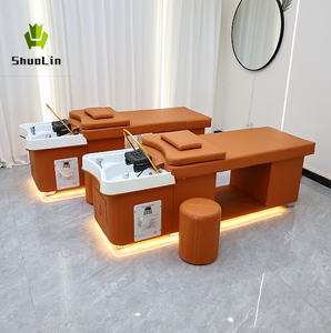 เฟอร์นิเจอร์อ่างล้างผม เก้าอี้สระผม เตียงสระผม เตียงนวด เตียงสปาผมหรูสไตล์เกาหลี - Product Image 2