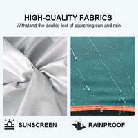 Tente de camping portable à double couche pour 4 à 10 personnes, système WeatherTec imperméable pour toutes les saisons, s'installe en 60 secondes
