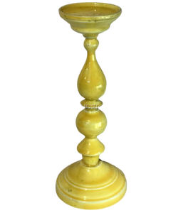 Bougeoir jaune en fer pour décoration de maison, support de Table, 10 pièces, meilleure vente - Product Image 4