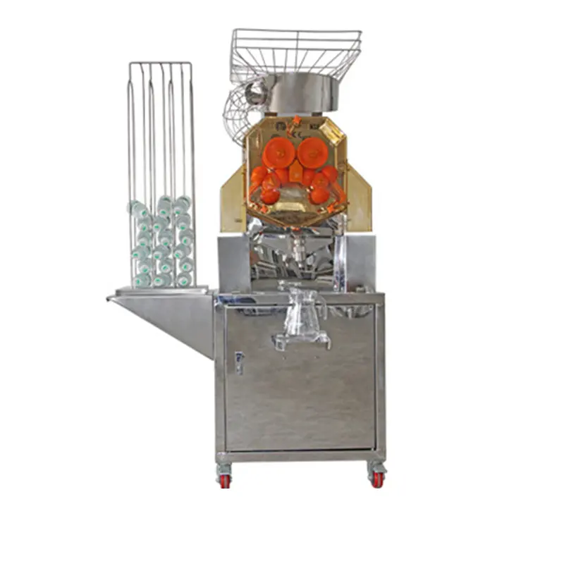 Espremedor automático de laranja de alto rendimento, máquina comercial industrial de espremedor de laranja