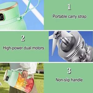 Venta al por Mayor, Personalización Rápida, OEM ODM, Licuadora 2 en 1, Mini Licuadora Portátil USB para el Hogar - Product Image 5