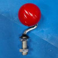 Rueda Universal de Transferencia de Bolas SP15 con Brida de Rodamiento, Rueda Robótica Omniball de Acero Inoxidable/GCR15, Unidad de Transferencia de Bolas