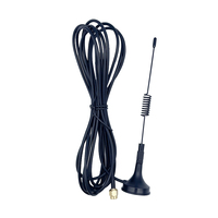 Antenne externe à bobine magnétique RFlink (Polycarbonate Noir Acier) Gain 5dBi VSWR 2.0 Compatible avec les routeurs 3G 4G LTE