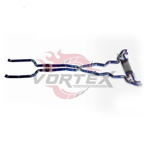 Sistema de Escape Catback Vortex Blue Titanium para BMW M760Li G12 6.6T V12 2018-2024, Valvetronic Performance, Sin Sonido de Dron, Kit de Carreras - Product Image 4