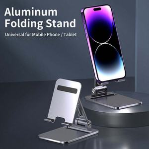 Soporte de Teléfono Plegable y Ajustable de Escritorio, Precio de Fábrica, Rotación de 360 Grados, Soporte de Aluminio para Teléfono Móvil - Product Image 2