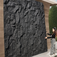 Panneaux muraux 3D en PU de haute qualité 1200*3000, modernes, grands formats, écologiques, imperméables, ignifuges, anti-corrosion, pour hôtels, intérieur et extérieur
