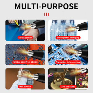 <span class=keywords><strong>Pistola</strong></span> <span class=keywords><strong>de</strong></span> aire caliente con cable <span class=keywords><strong>de</strong></span> grado industrial 1800W Temperatura continua ajustable (60-600C) <span class=keywords><strong>de</strong></span> mano con cuerpo <span class=keywords><strong>de</strong></span> plástico <span class=keywords><strong>de</strong></span> aire frío/caliente - Product Image 4