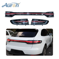 Feux arrière LED AURON pour Macan 2014-2017 958.1, clignotants dynamiques, feux de freinage, lentille rouge transparente, ajustement universel
