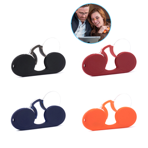 2020 New Fashion Nose Clip <strong>Reading</strong> <strong>Glasses</strong> <strong>Mini</strong> Wallet Portable Legless Plastic <strong>Glasses</strong> with Case for Men and Women - Product Image 3