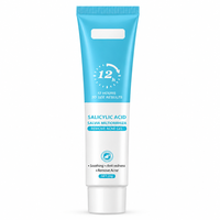 Gel personnalisable pour cicatrices d'acné à l'acide salicylique, cellules souches de saumon, acide hyaluronique, centella, minimiseur de pores, nourrissant, éclaircissant, OEM