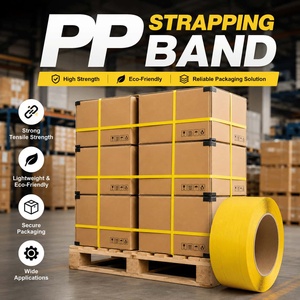 High Tensile Strength PP Strapping Band Polypropylene Plastic Packing Belt for Carton <strong>Pallet</strong> Packaging - Product Image 1