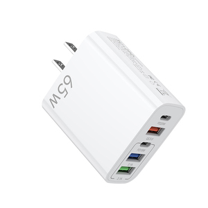 Timebox pengisi daya <span class=keywords><strong>USB</strong></span>-<span class=keywords><strong>C</strong></span> PD 20W ganda 65W, pengisi daya cepat dengan perlindungan OTP/OVP colokan US EU - Product Image 1