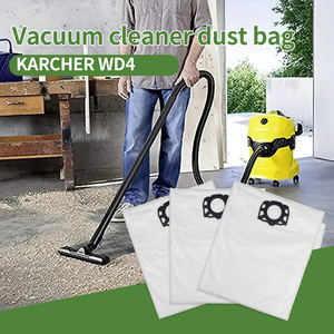 Sac à poussière de remplacement pour <span class=keywords><strong>aspirateur</strong></span> Karchers MV4 MV5 WD4 WD5 <span class=keywords><strong>WD6</strong></span> Premium MV4 MV5 MV6 WD4000 à WD5999 - Product Image 3