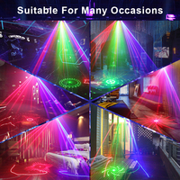 Lumière de scène Beam Light Rgb Laser Led 5 en 1 Couleurs Led Strobe Dj Lights Contrôleur Dmx Équipement de fête de club Lumière disco pour la décoration de scène