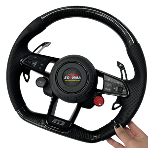 Volant sport en fibre de carbone, mise à niveau et modification pour Audi <span class=keywords><strong>R8</strong></span> Volkswagen <span class=keywords><strong>Golf</strong></span> - Product Image 6