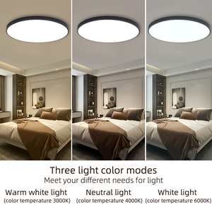 Pannello plafoniera a <span class=keywords><strong>Led</strong></span> di grandi dimensioni rotondo 1 metro montaggio a incasso plafoniera dimmerabile a tre colori soggiorno plafoniera per ufficio - Product Image 5