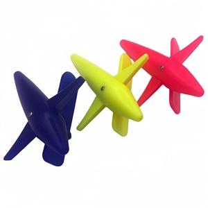 Personalizable 7 "<span class=keywords><strong>Blue</strong></span> <span class=keywords><strong>Fin</strong></span> <span class=keywords><strong>Tuna</strong></span> Bird Teaser señuelo Durable 40g PVC plástico agua salada Fly Gear para Marlin River Ocean Boat para hielo - Product Image 4