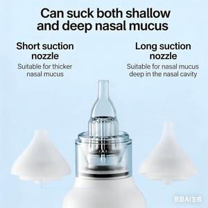 Aspirador Nasal Eléctrico Seguro y Delicado para Bebés, Limpiador Nasal para Recién Nacidos, Eficaz para la Eliminación de Secreciones Nasales - Product Image 6
