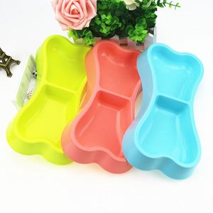 ชามอาหารสัตว์เลี้ยงรูปกระดูกสำหรับแมวและสุนัข ชามคู่ - Product Image 4