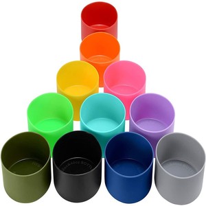 Housse de protection en silicone isolante thermiquement pour le fond des tasses, anti-usure et anti-chute, pour tasses à eau et tasses pour animaux de compagnie - Product Image 2