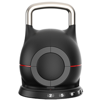 Nouvelle Kettlebell de Fitness Multifonctionnelle en Fer Durable à Poids Réglable, 20 Kilogrammes / 44 Livres, 7 Réglages Ajustables
