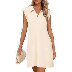 Traf Mujeres 2024 Mujeres Casual Verano Suelto Vestido de manga corta con cinturón Casual Vestido Delgado Ropa Mujer Juvenil - Product Image 2
