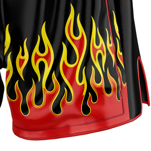 Pantalones cortos de boxeo personalizados de alto rendimiento 100% poliéster estampado de transferencia de calor diseño de cintura elástica duradero Unisex Deporte Gratis - Product Image 5